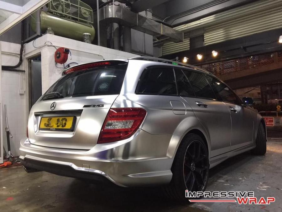  Mercedes-Benz C63 AMG by Impressive Wrap 2016 года  (фото 4 из 6)